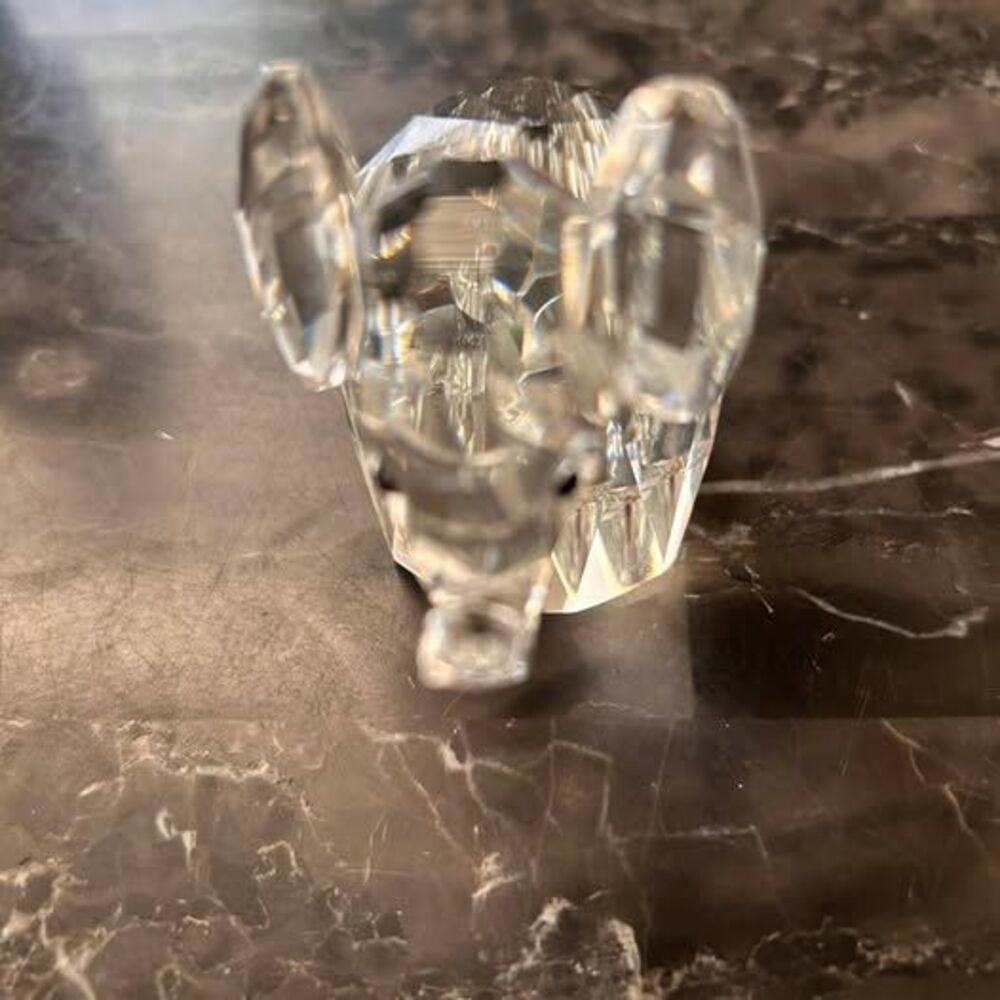 Crystal Elephant Figurine